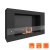 Биокамин SteelHeat WALL LONG 900 LITE черный, стекло, стемалит SteelHeat