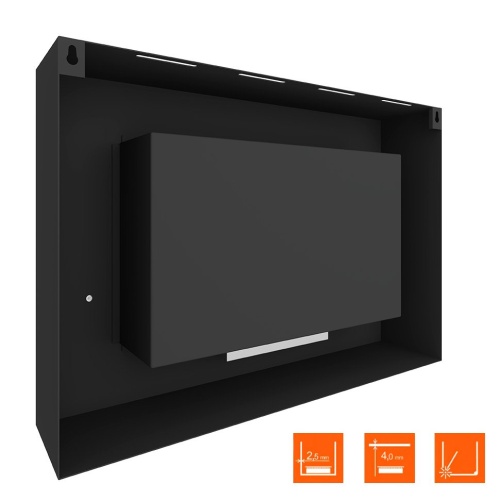 Биокамин SteelHeat WALL GRAND 900 LITE черный SteelHeat