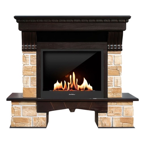 Биокамин в портале SteelHeat Grand Red, стемалит SteelHeat