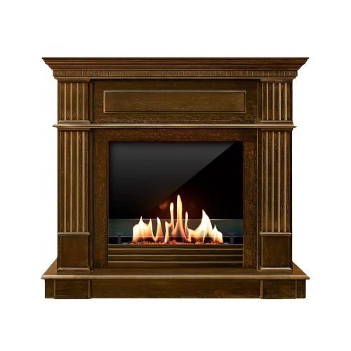 Биокамин в портале SteelHeat Rim, стекло, стемалит SteelHeat