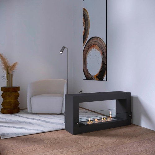 Биокамин SteelHeat FRAME ONE 900 черный SteelHeat