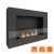 Биокамин SteelHeat WALL GRAND 900 черный, стекло SteelHeat