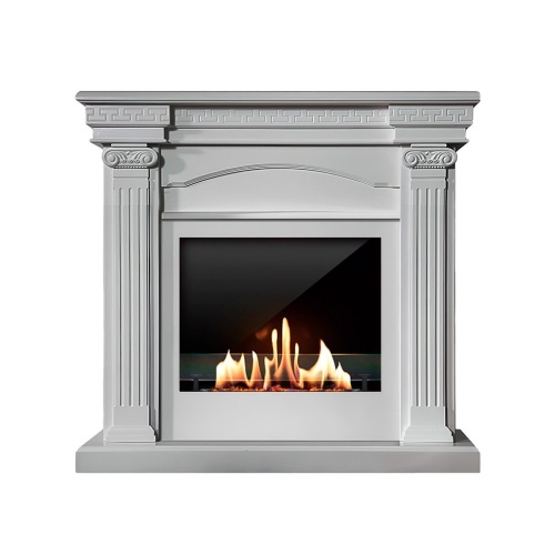 Биокамин в портале SteelHeat Nikol, стекло, стемалит SteelHeat