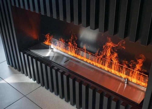 Электроочаг Schönes Feuer 3D FireLine 1000 со стальной крышкой в Владикавказе