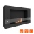Биокамин SteelHeat WALL LONG 900 LITE черный, стекло SteelHeat