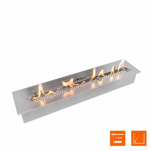 Биокамин SteelHeat WALL GRAND 900 черный, стемалит SteelHeat