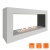 Биокамин SteelHeat WALL FRAME ONE 900 белый, стемалит SteelHeat