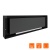 Биокамин SteelHeat WALL LONG 1800 черный, стемалит SteelHeat